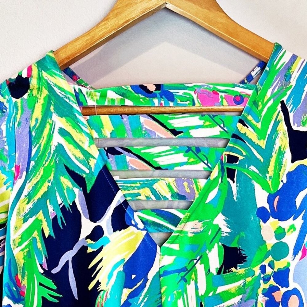 NWT Lilly Pulitzer Turquoise Ophelia Mini Swing Dress XS - Picture 5 of 6